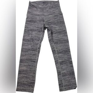 Lululemon Heathered Gray Crop Leggings Size 6